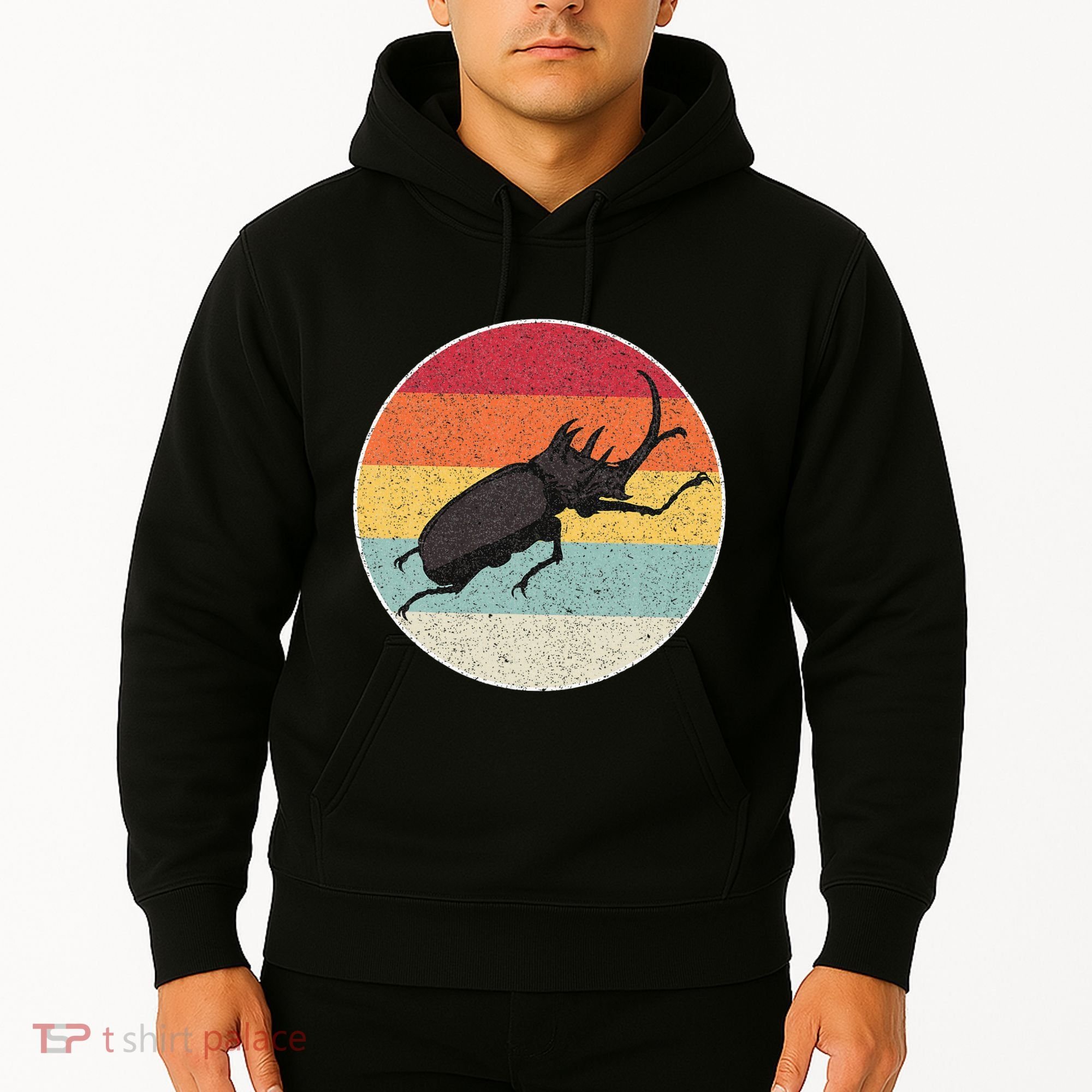 Rhinoceros Beetle Fighting Beetle Kabutomushi Hoodie