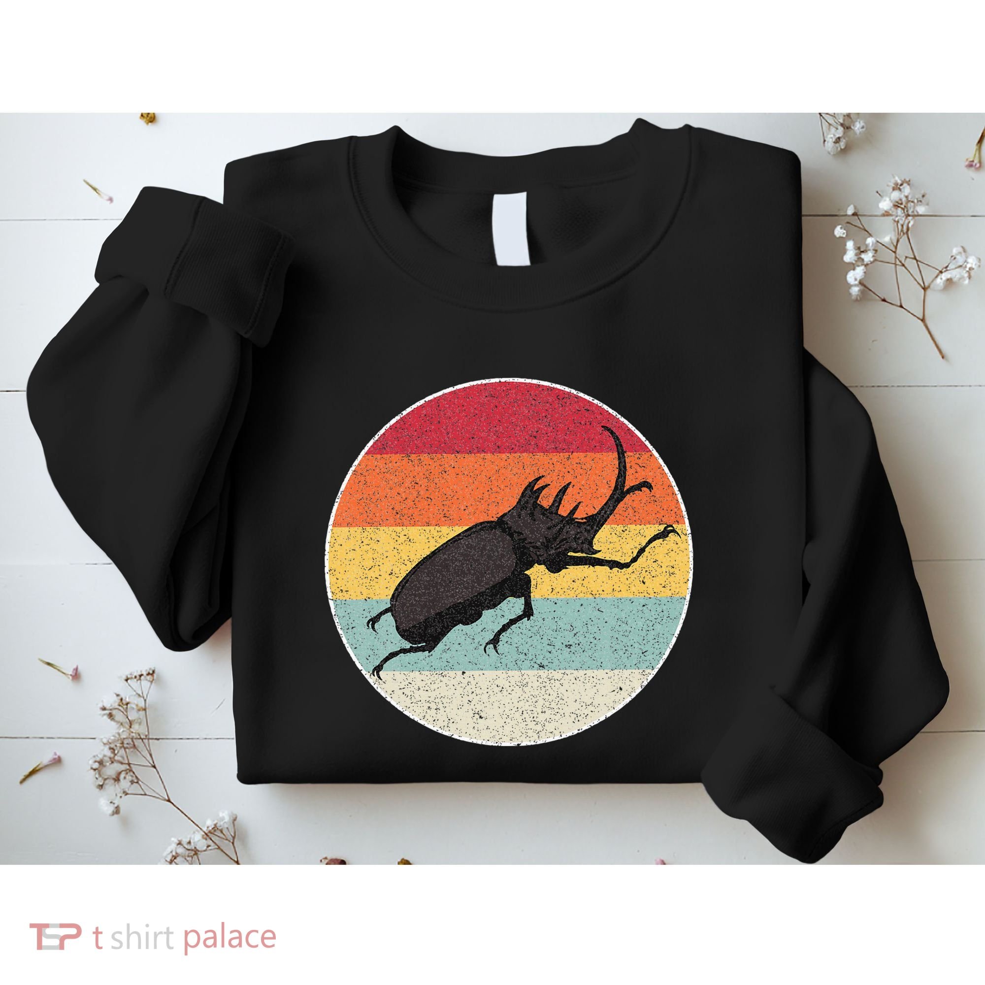 Rhinoceros Beetle Fighting Beetle Kabutomushi Sweatshirt