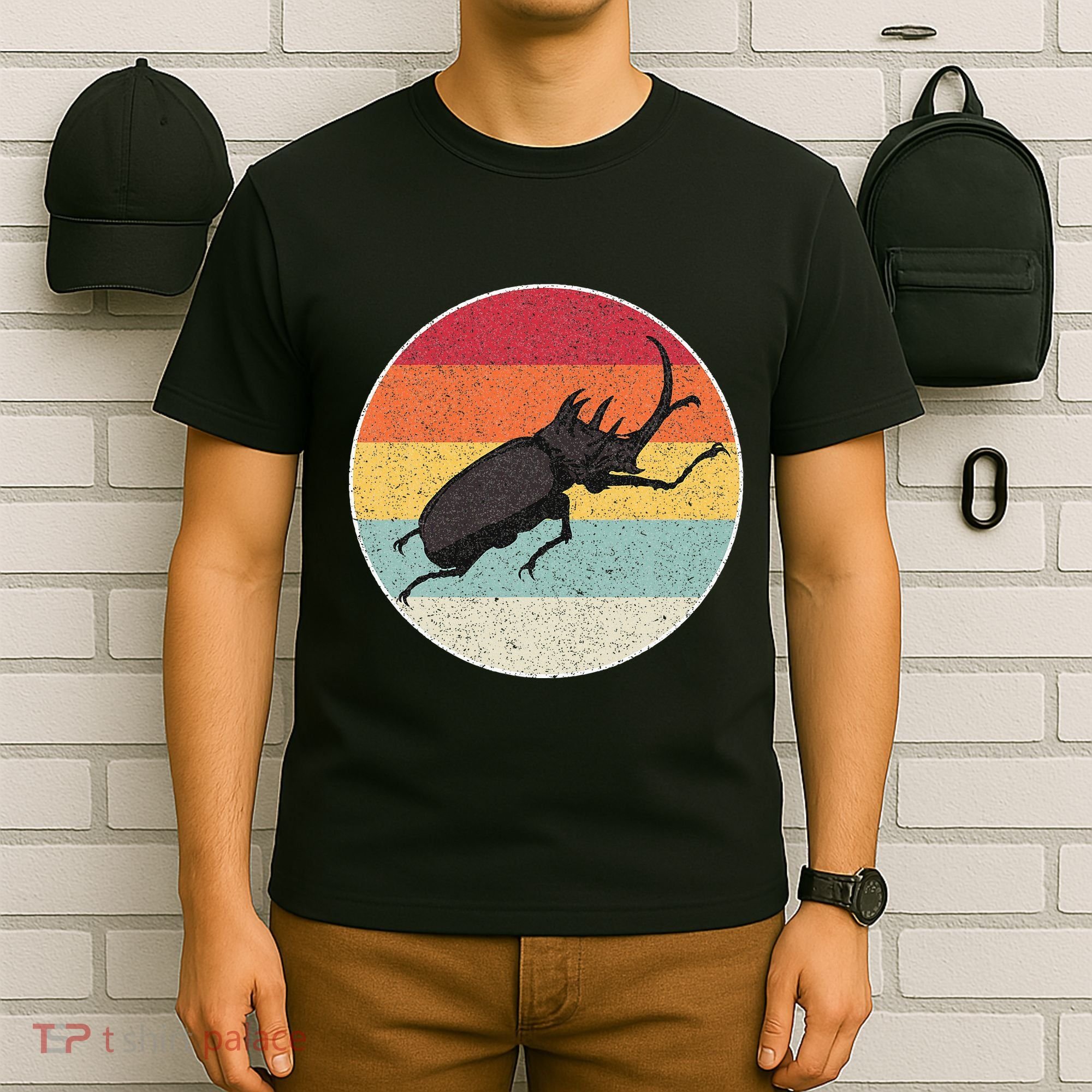 Rhinoceros Beetle Fighting Beetle Kabutomushi T-Shirt