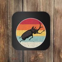 Rhinoceros Beetle Fighting Beetle Kabutomushi Coaster thumb 0