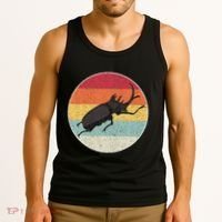 Rhinoceros Beetle Fighting Beetle Kabutomushi Tank Top thumb 3