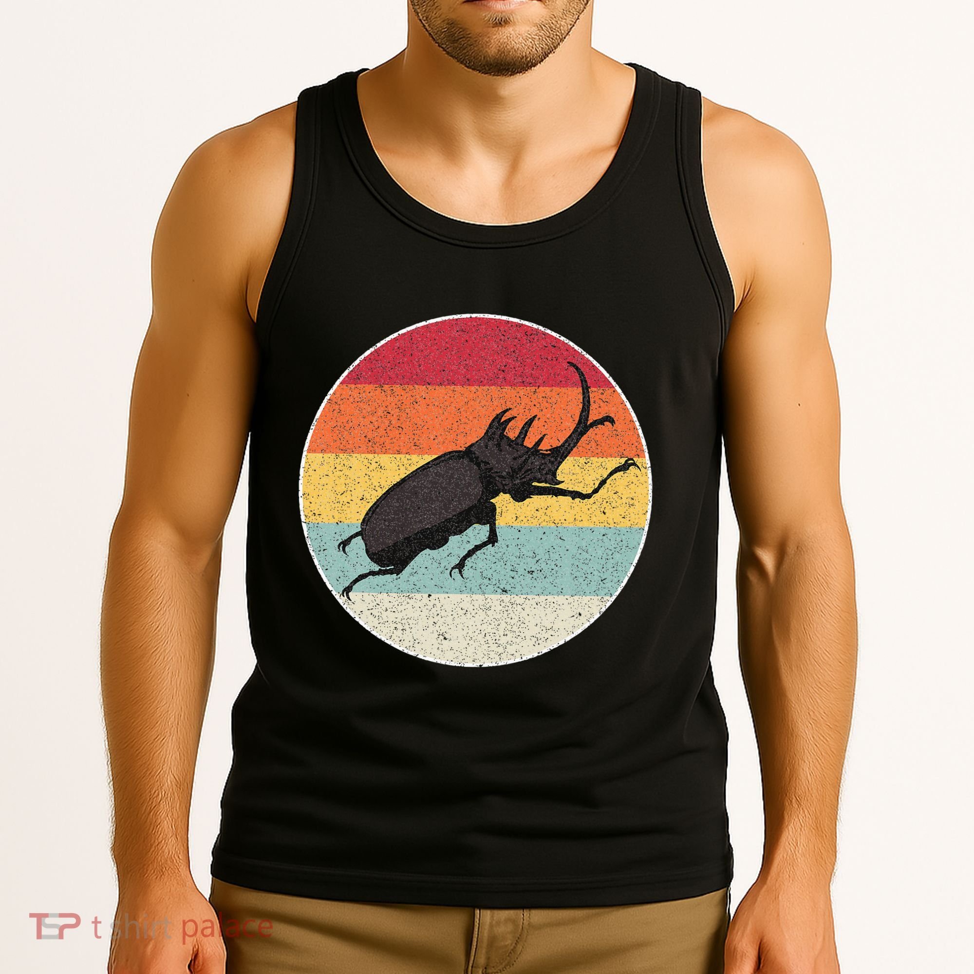 Rhinoceros Beetle Fighting Beetle Kabutomushi Tank Top