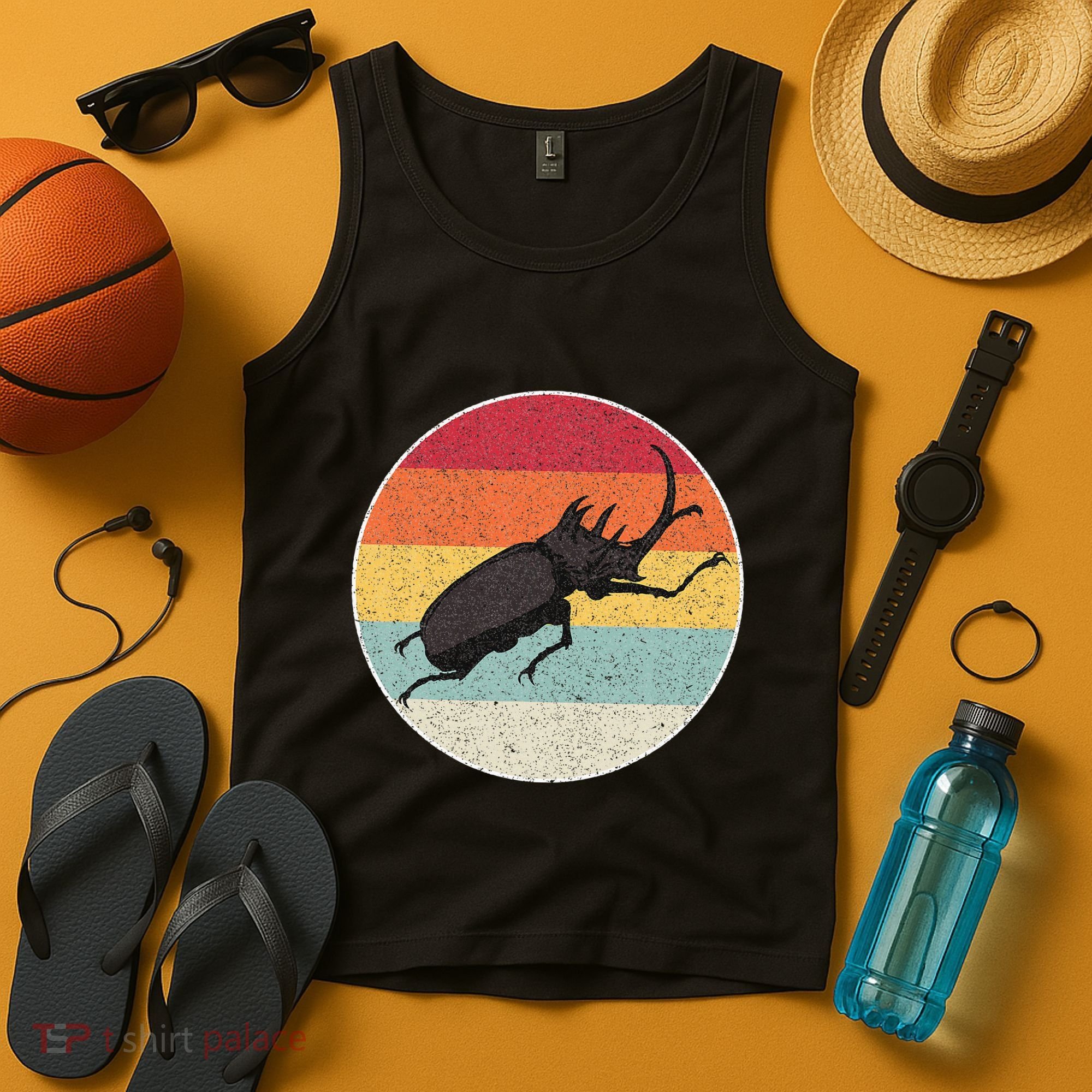 Rhinoceros Beetle Fighting Beetle Kabutomushi Tank Top