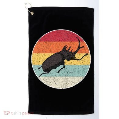 Rhinoceros Beetle Fighting Beetle Kabutomushi Golf Towel