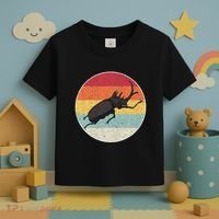 Rhinoceros Beetle Fighting Beetle Kabutomushi Toddler T-Shirt thumb 3