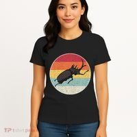 Rhinoceros Beetle Fighting Beetle Kabutomushi Women's T-Shirt thumb 4