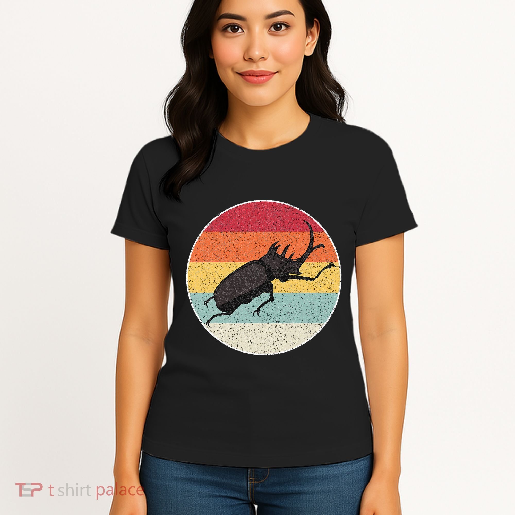Rhinoceros Beetle Fighting Beetle Kabutomushi Women's T-Shirt