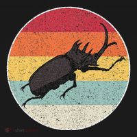 Rhinoceros Beetle Fighting Beetle Kabutomushi Women's T-Shirt thumb 6