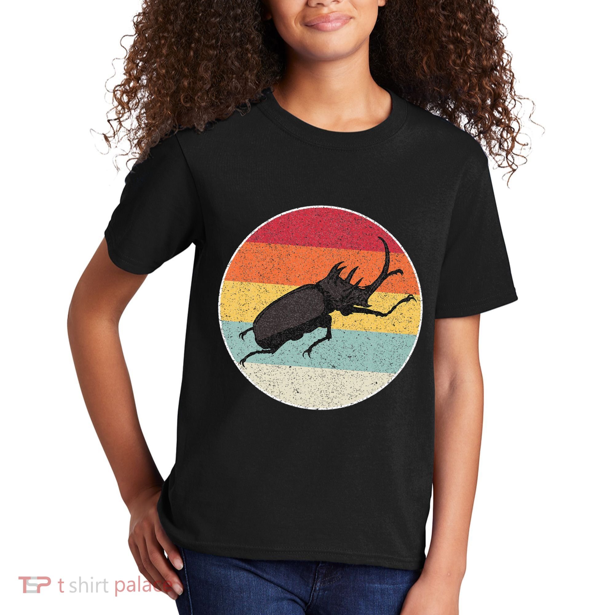 Rhinoceros Beetle Fighting Beetle Kabutomushi Kids T-Shirt
