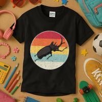 Rhinoceros Beetle Fighting Beetle Kabutomushi Kids T-Shirt thumb 3