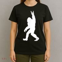 Retro Bigfoot , Funny Rock And Roll Bigfoot T-Shirt thumb 4