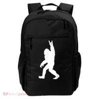 Retro Bigfoot , Funny Rock And Roll Bigfoot Backpack thumb 0