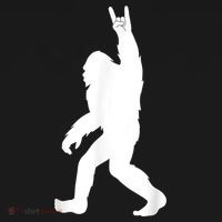 Retro Bigfoot , Funny Rock And Roll Bigfoot Coaster thumb 2