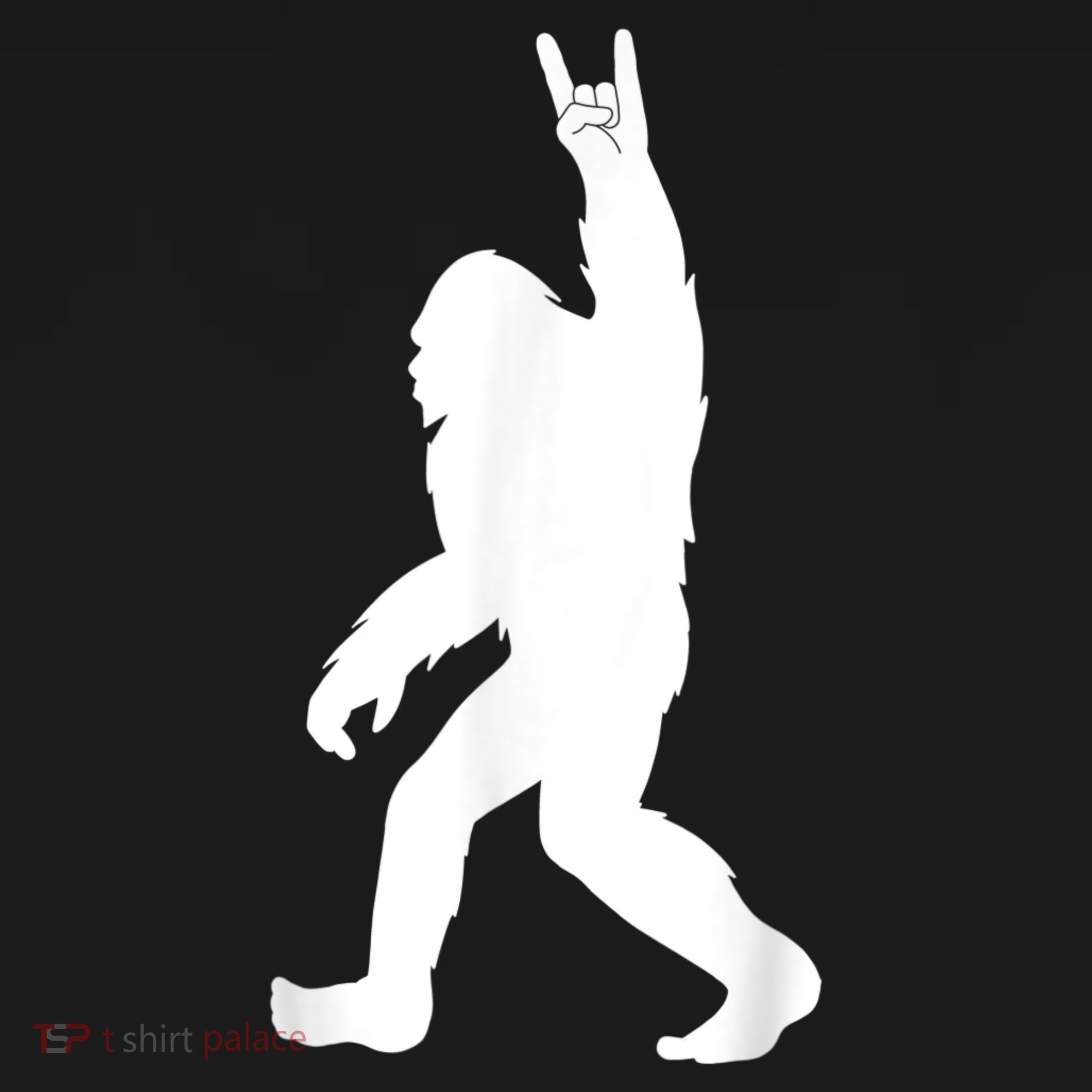 Retro Bigfoot , Funny Rock And Roll Bigfoot Mousepad