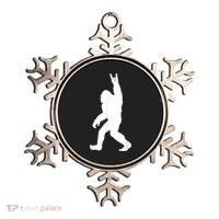 Retro Bigfoot , Funny Rock And Roll Bigfoot Ornament thumb 0