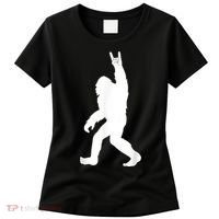 Retro Bigfoot , Funny Rock And Roll Bigfoot Women's T-Shirt thumb 0