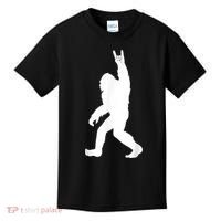 Retro Bigfoot , Funny Rock And Roll Bigfoot Kids T-Shirt thumb 0
