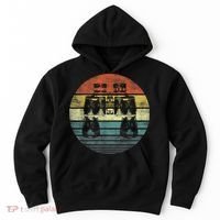 Retro Binoculars Funny Birdwatching Birding Birder Hoodie thumb 0