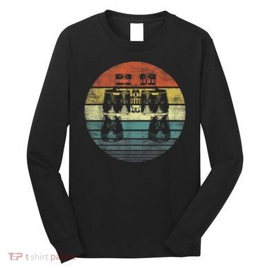 Retro Binoculars Funny Birdwatching Birding Birder Long Sleeve Shirt