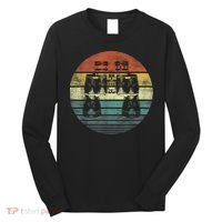 Retro Binoculars Funny Birdwatching Birding Birder Long Sleeve Shirt thumb 0
