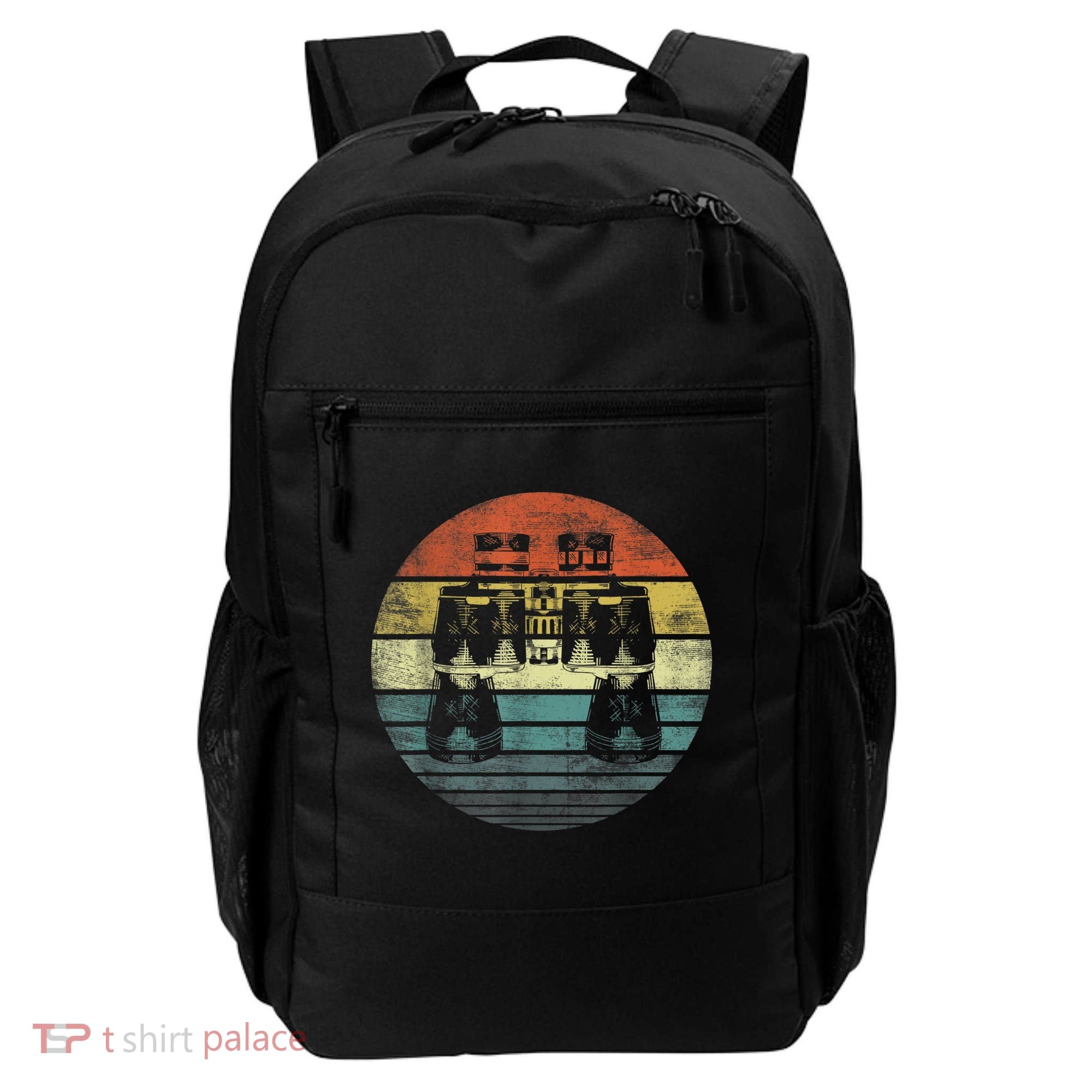 Retro Binoculars Funny Birdwatching Birding Birder Backpack