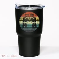 Retro Binoculars Funny Birdwatching Birding Birder Tumbler thumb 0