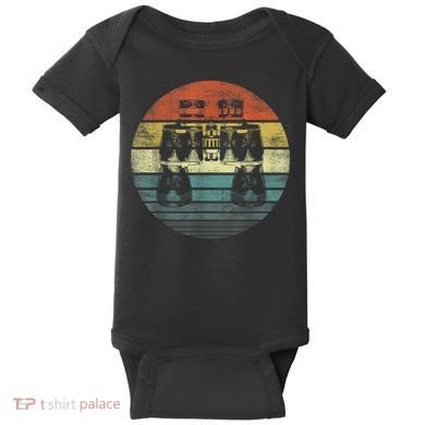 Retro Binoculars Funny Birdwatching Birding Birder Baby Bodysuit