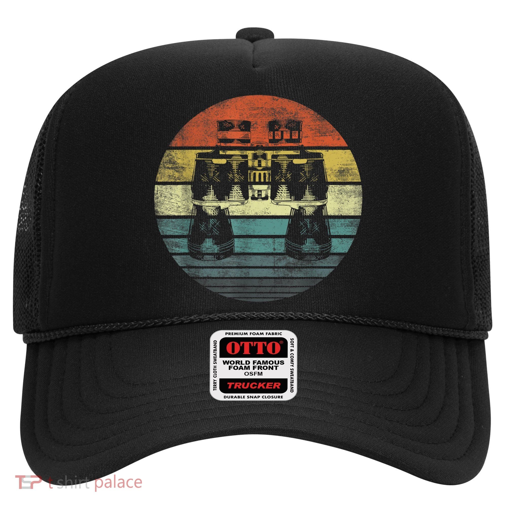 Retro Binoculars Funny Birdwatching Birding Birder Hat