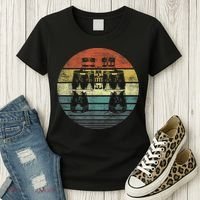 Retro Binoculars Funny Birdwatching Birding Birder Women's T-Shirt thumb 3