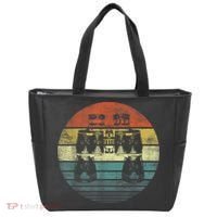 Retro Binoculars Funny Birdwatching Birding Birder Tote Bag thumb 0