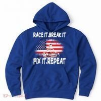 Race Break Fix Repeat Go Kart Cart Racer Gokart Racing Cool Gift Hoodie thumb 0