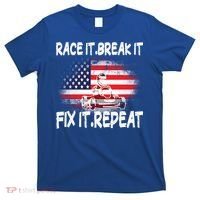 Race Break Fix Repeat Go Kart Cart Racer Gokart Racing Cool Gift T-Shirt thumb 0