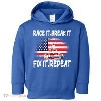 Race Break Fix Repeat Go Kart Cart Racer Gokart Racing Cool Gift Toddler Hoodie thumb 0