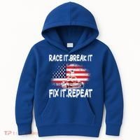 Race Break Fix Repeat Go Kart Cart Racer Gokart Racing Cool Gift Kids Hoodie thumb 0