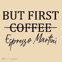 Retro But First Coffee Espresso Martini Funny Drinking Lover Tote Bag thumb 4