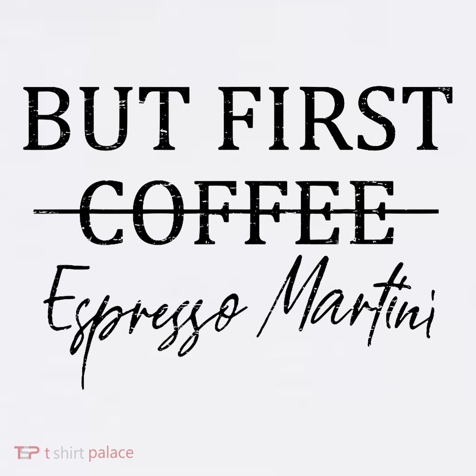 Retro But First Coffee Espresso Martini Funny Drinking Lover Kids Hoodie
