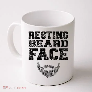 Resting Beard Face Beard Lover Bearded Guy Mustache Coffee Mug