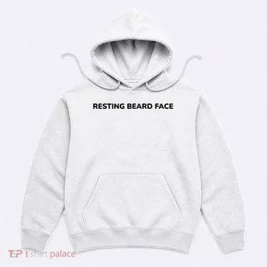 Resting Beard Face Hoodie