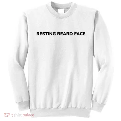 Resting Beard Face Sweatshirt
