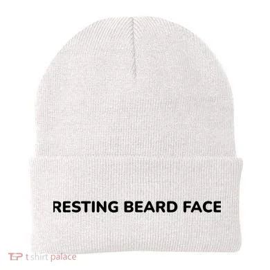 Resting Beard Face Beanie