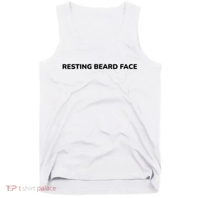 Resting Beard Face Tank Top