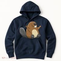 Rodent Beaver Funny Beaver Costume Cool Beaver Hoodie thumb 0