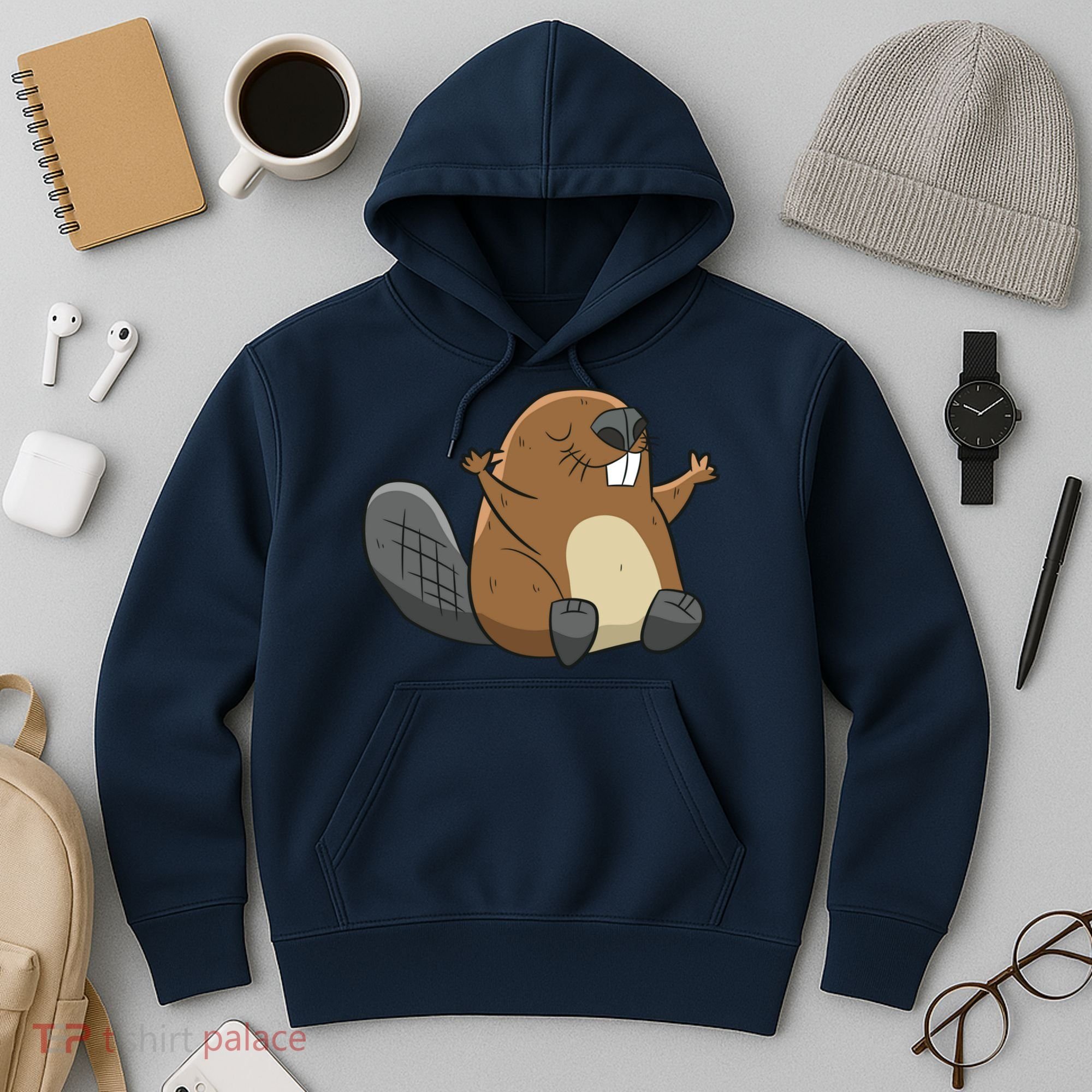 Rodent Beaver Funny Beaver Costume Cool Beaver Hoodie