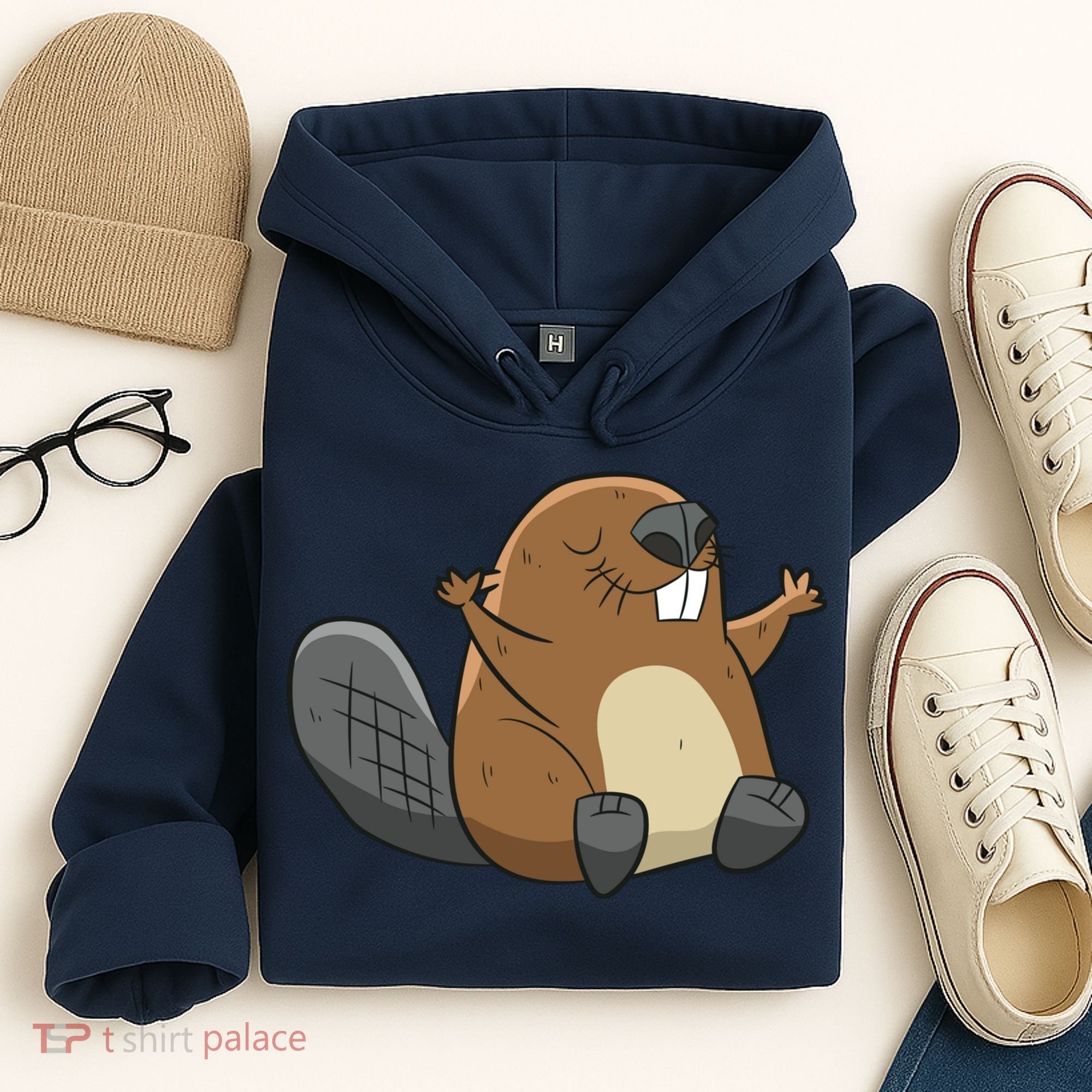 Rodent Beaver Funny Beaver Costume Cool Beaver Hoodie