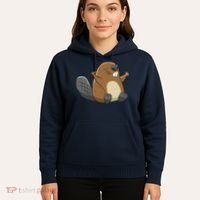 Rodent Beaver Funny Beaver Costume Cool Beaver Hoodie thumb 5