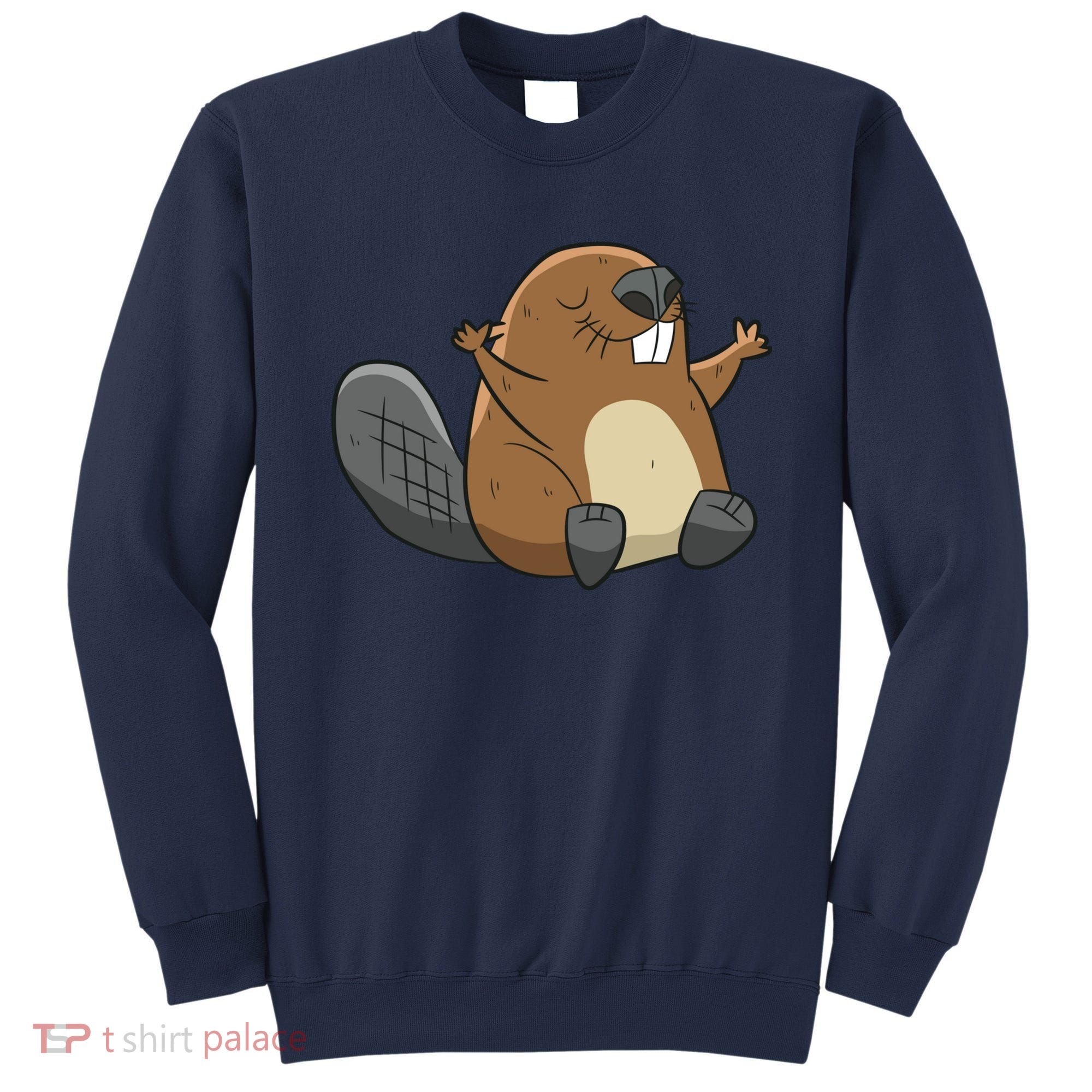 Rodent Beaver Funny Beaver Costume Cool Beaver Sweatshirt