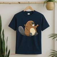 Rodent Beaver Funny Beaver Costume Cool Beaver T-Shirt thumb 2