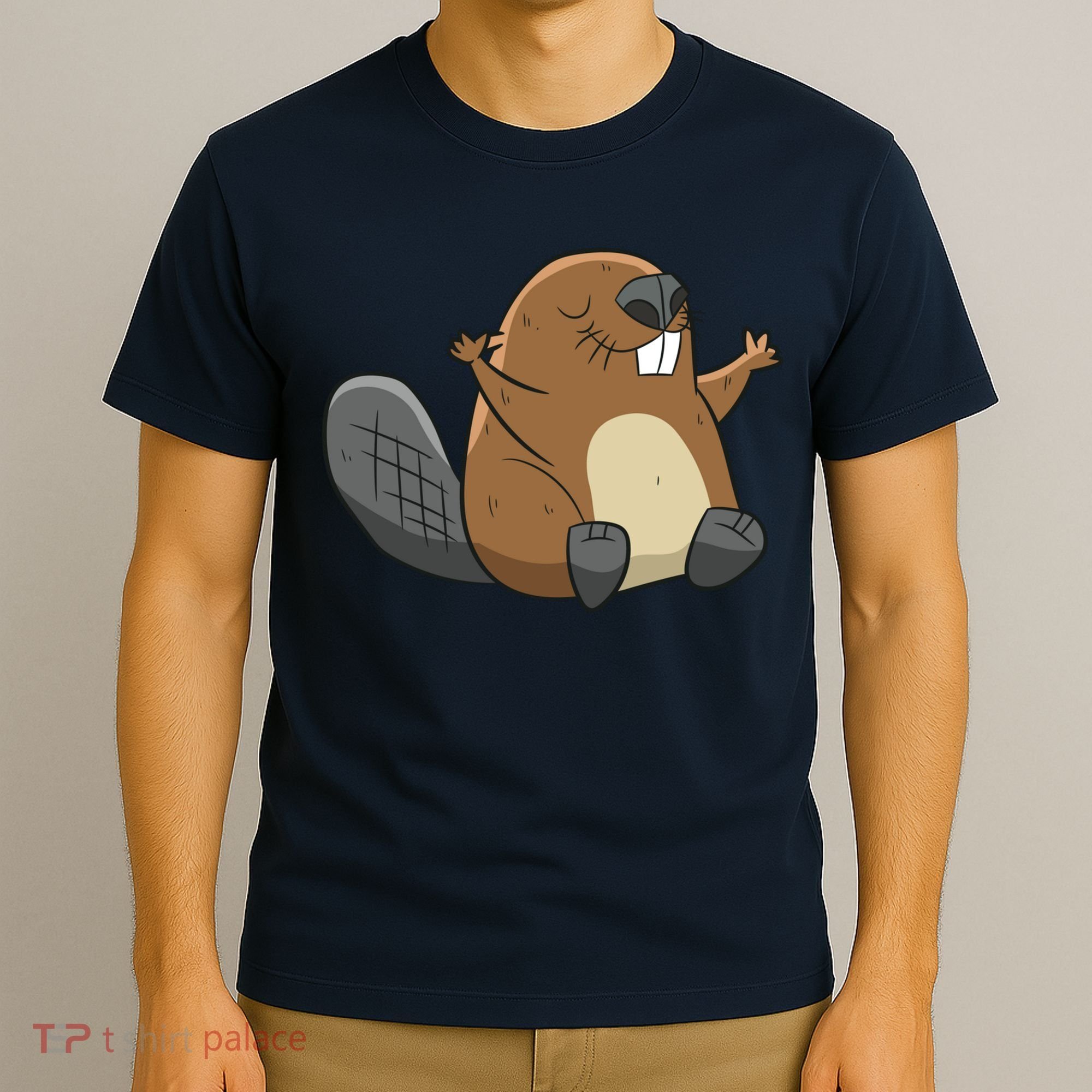 Rodent Beaver Funny Beaver Costume Cool Beaver T-Shirt