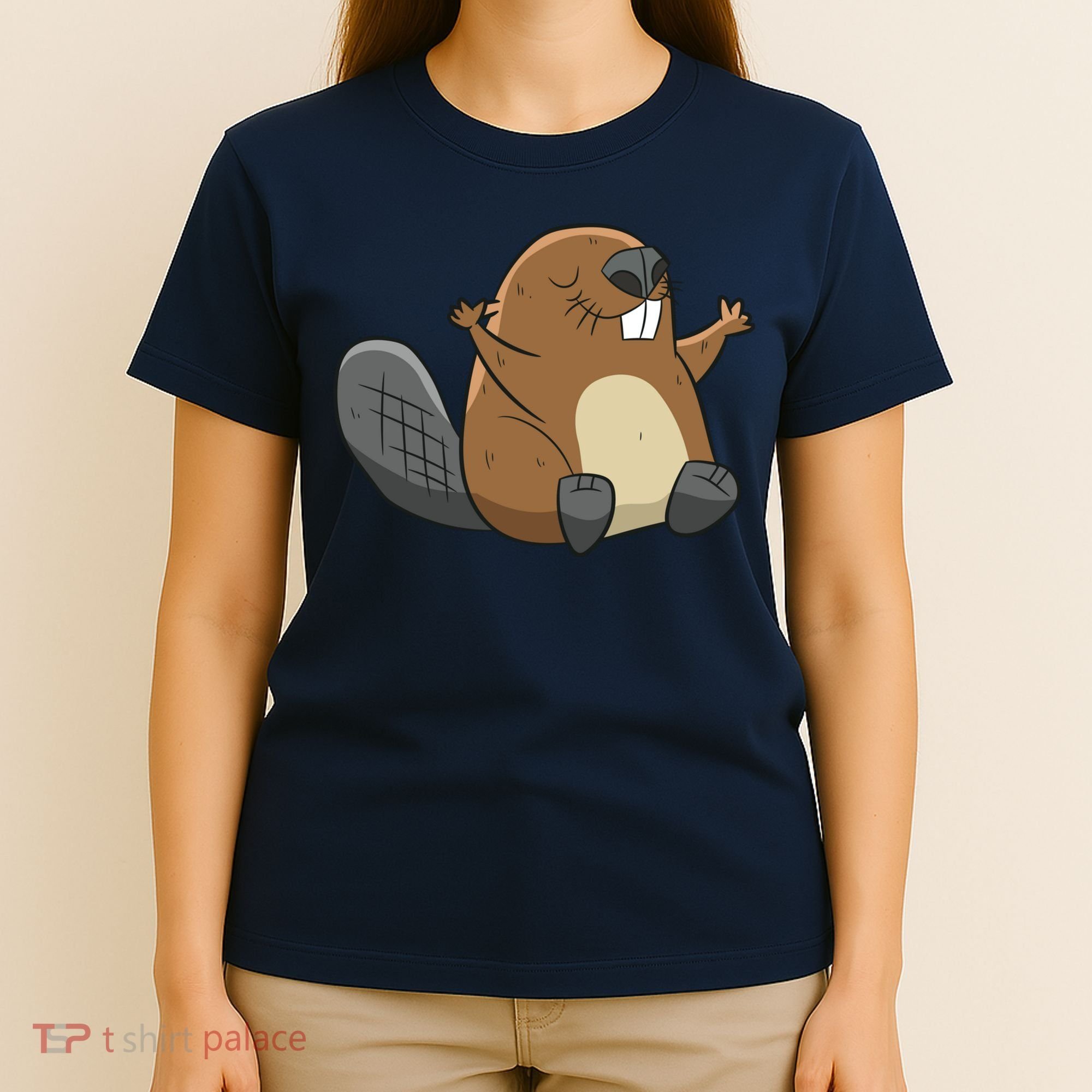 Rodent Beaver Funny Beaver Costume Cool Beaver T-Shirt