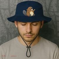 Rodent Beaver Funny Beaver Costume Cool Beaver Bucket Hat thumb 2